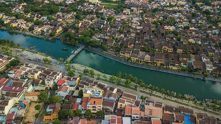 La ciudad antigua de Hoi An, en la provincia central de Quang Nam, se ubica a orillas del río Hoai. (Foto: VNA)