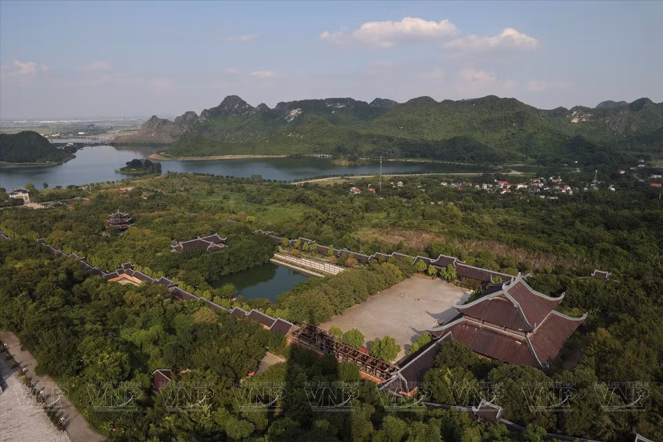 Un rincón del complejo de la pagoda Bai Dinh. (Foto:VNA)