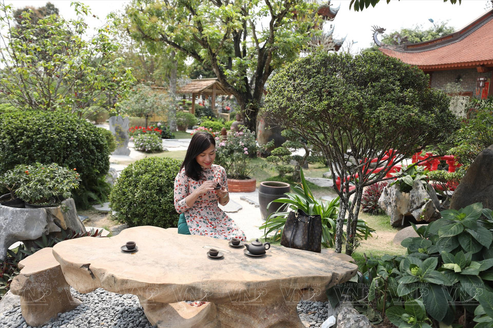 La pagoda es tan pacífica como un lugar de cuento de hadas (Foto: Revista Ilustrada de Vietnam)