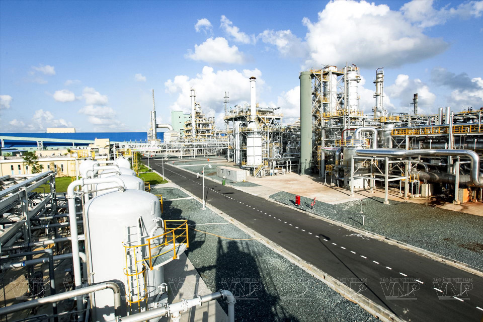 Un rincón de la fábrica de proteínas Ca Mau. (Foto: VNP/VNA)