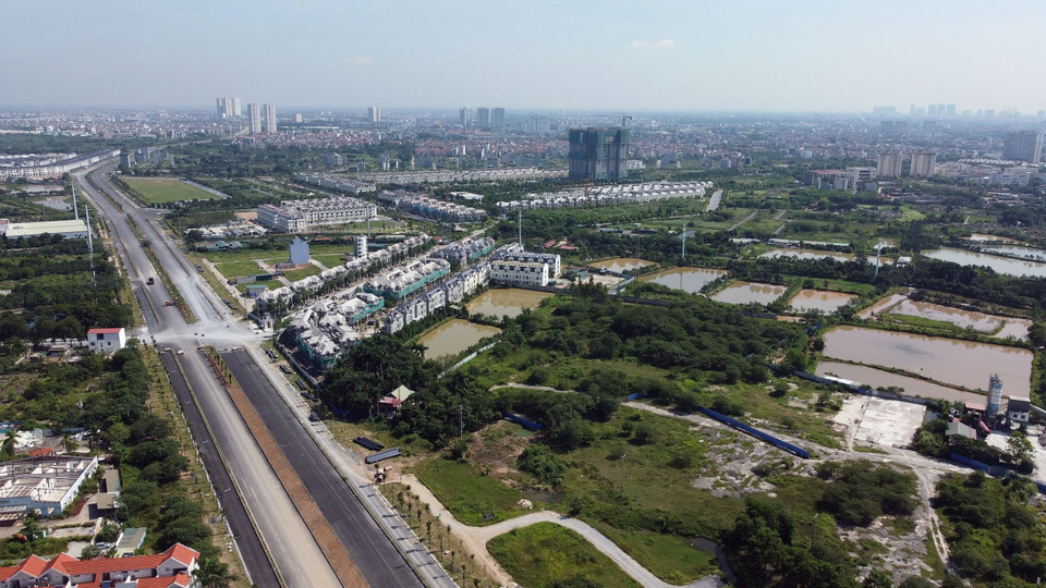 Una ruta recién inaugurada, que conecta con el bulevar Thang Long, en el distrito de Hoai Duc. (Foto: VNA)