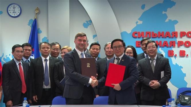 Vietnam y Rusia fortalecen cooperación partidista (Fuente: VNA)