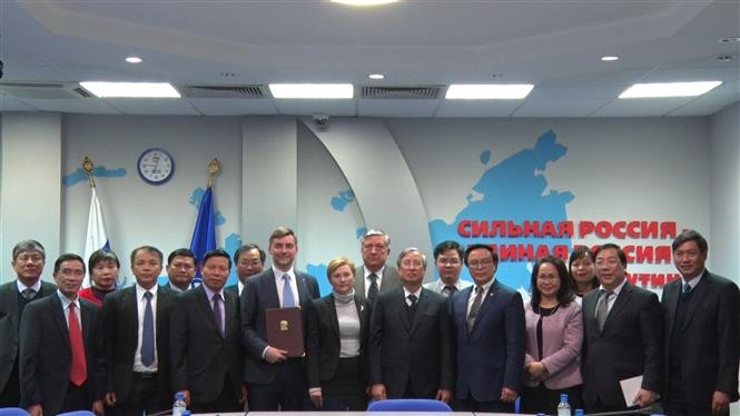 Vietnam y Rusia fortalecen cooperación partidista (Fuente: VNA)