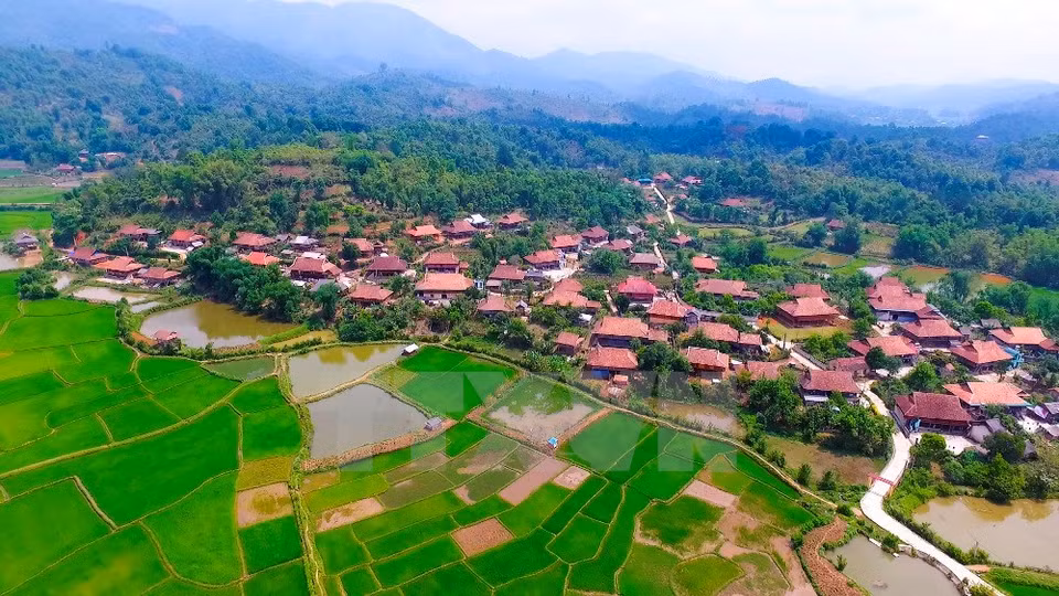 Pueblo de Che Can, comuna de Muong Phan, Dien Bien (Fuente: VNA)
