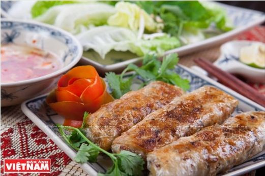 Rollito de primavera frito, plato más popular de Vietnam (Fuente:VNA)
