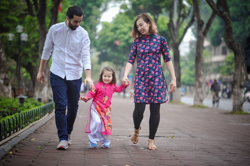Una familia joven (Fuente: VNA)