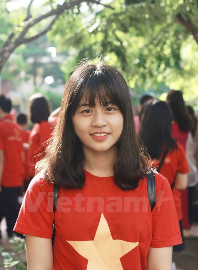 La sonrisa de una muchacha de Luong The Vinh (Fuente: VNA)