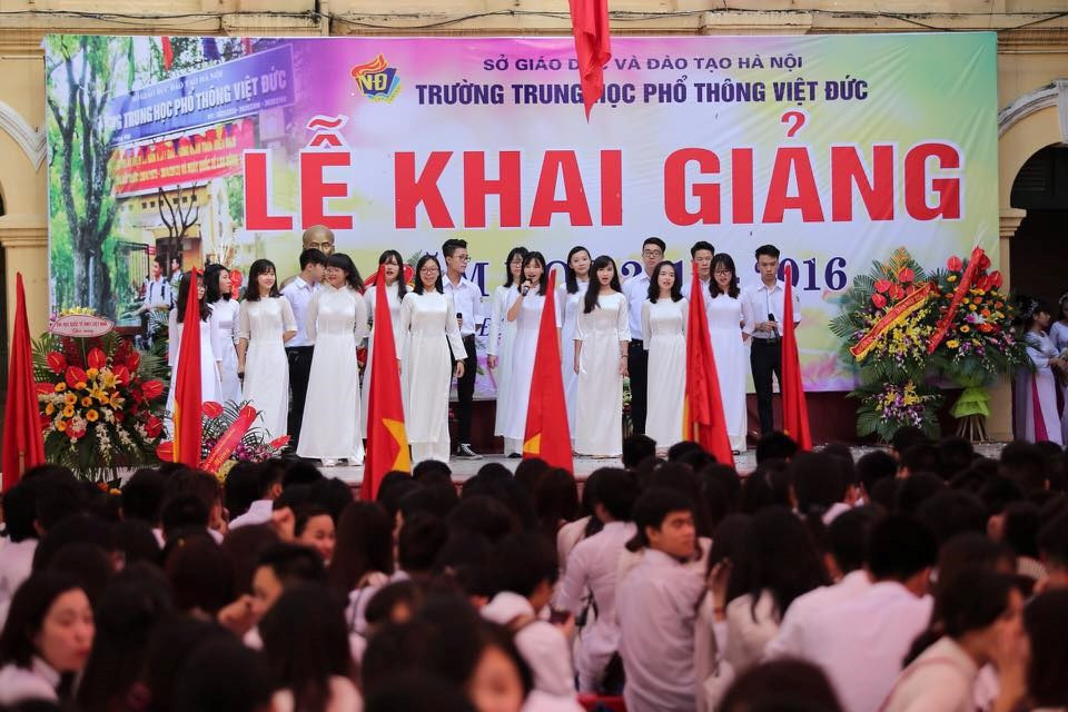 El acto inaugural de escolares de Viet Duc, Hanoi (Fuente: VNA)