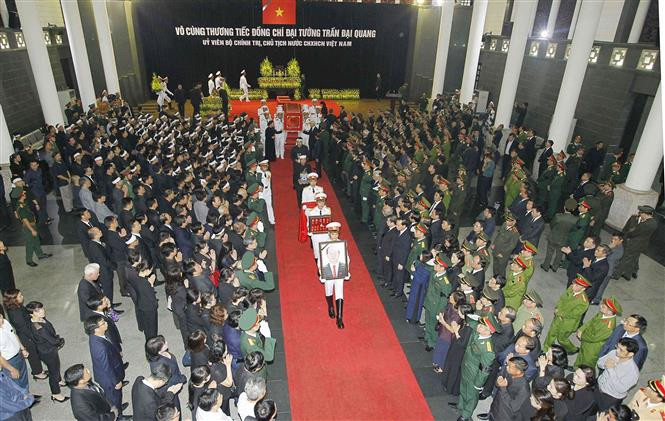 Preparan el traslado del féretro del presidente Tran Dai Quang (Fuente: VNA)