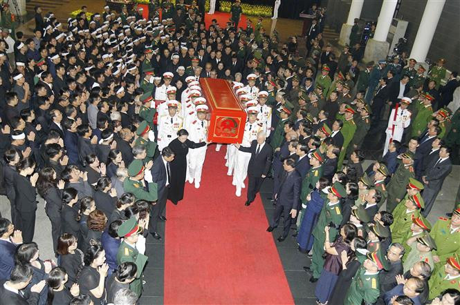 Preparan el traslado del féretro del presidente Tran Dai Quang (Fuente: VNA)