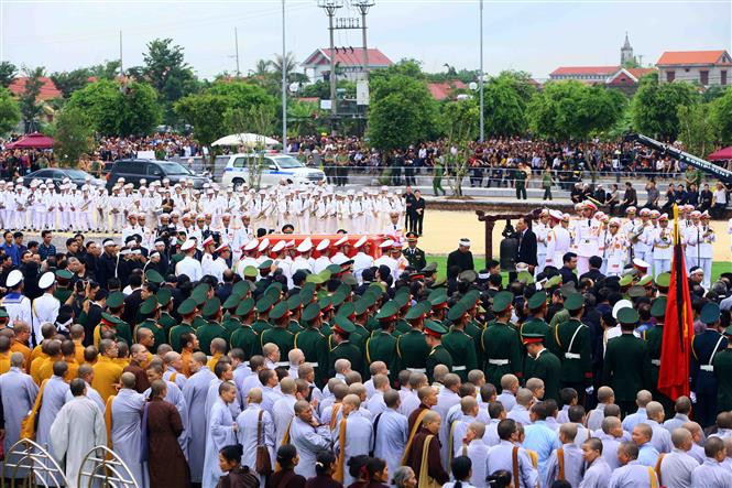Presidente Tran Dai Quang ya reposa en paz en la provincia de Ninh Binh, su tierra natal (Fuente: VNA)