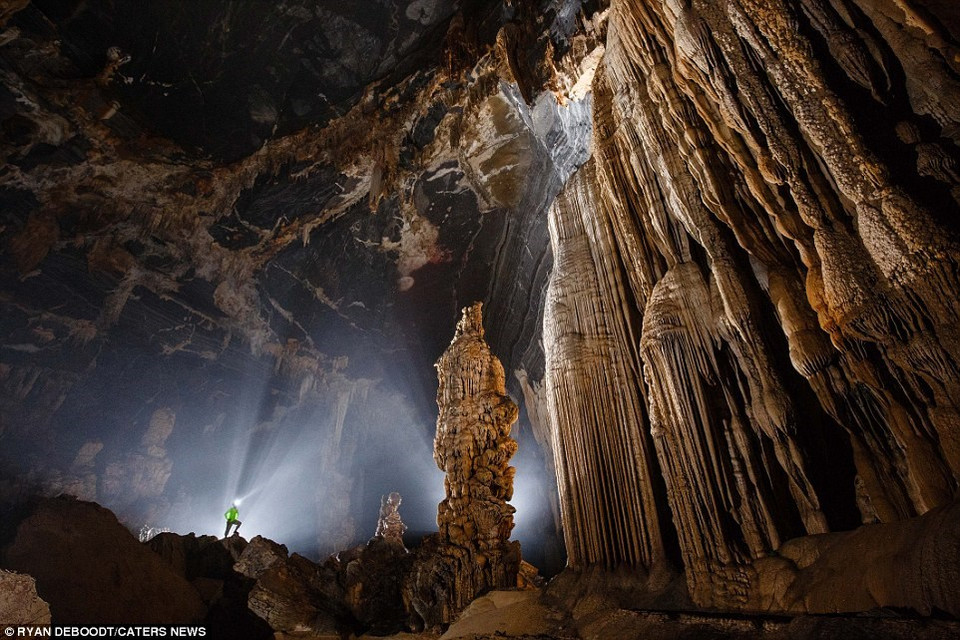 La errosión por el agua crea impresionantes figuras en las paredes. (Foto de Ryan Deboodt/DM)