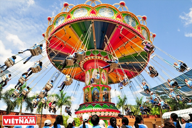 Un paseo sensacional en el área recreativa de Dai Nam.