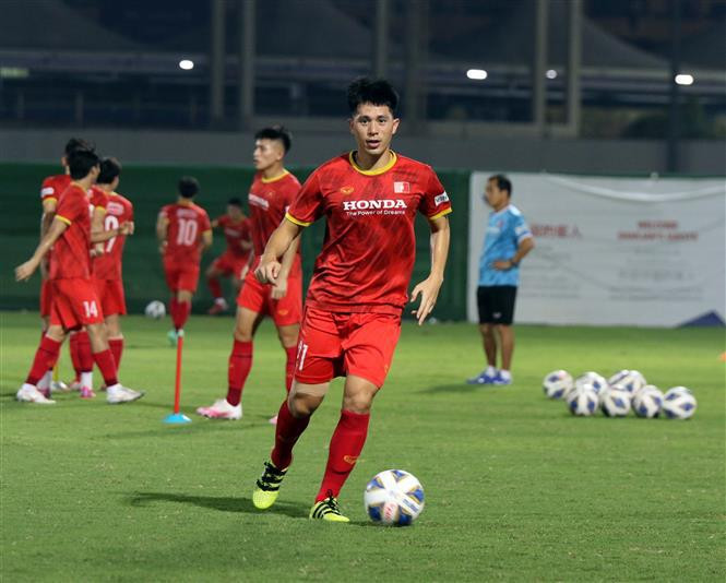 El defensa Tran Dinh Trong en el campo (Fuente: VFF)