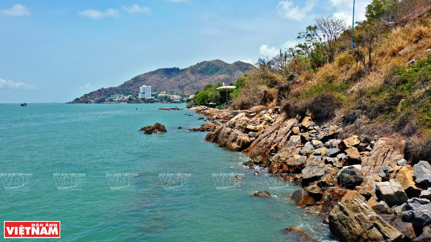 La costa rocosa de Vung Tau. (Fuente: VNA)