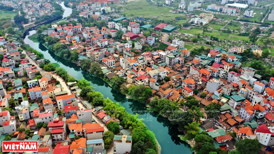 La antigua aldea de Cu Da es un destino turístico en Hanoi. (Fuente: VNA)