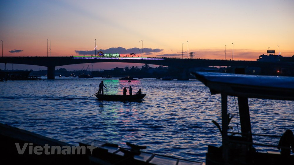 Cai Rang es uno de los tres mercados flotantes más visitados del Delta del río Mekong. (Fuente: Vietnam+)