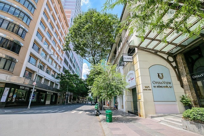 Las calles del centro de Ciudad Ho Chi Minh se muestran desiertas. (Fuente: VNA)