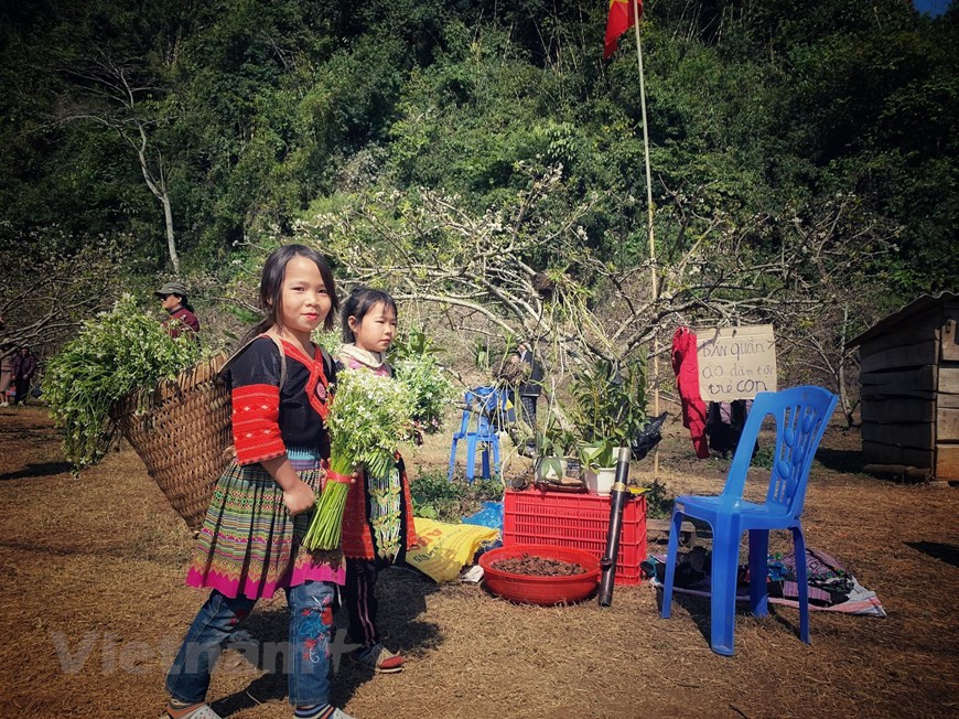 Los productos agrícolas se venden en los lugares turísticos. (Fuente: V+)