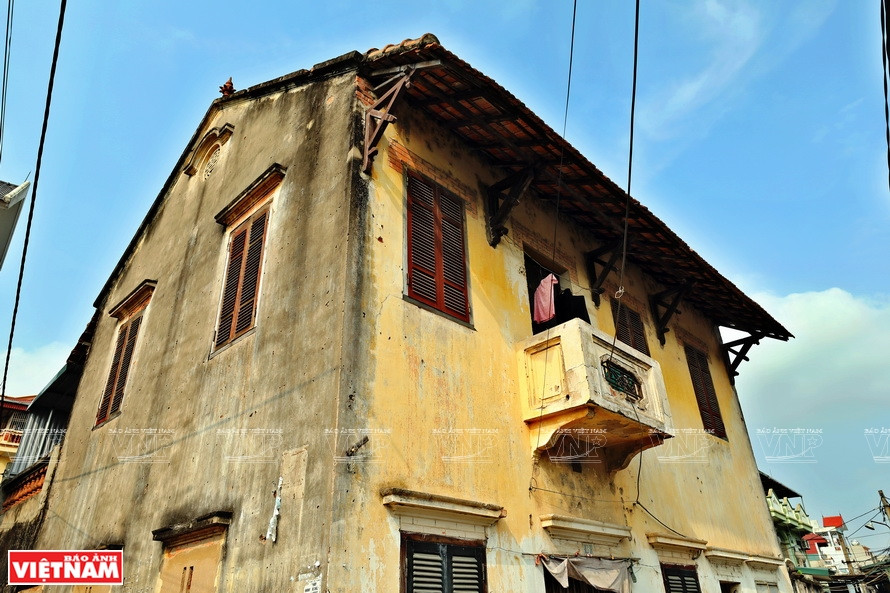 Una casa, construida a principios del siglo XX, es un vivo ejemplo de la arquitectura francesa. (Fuente: VNA)