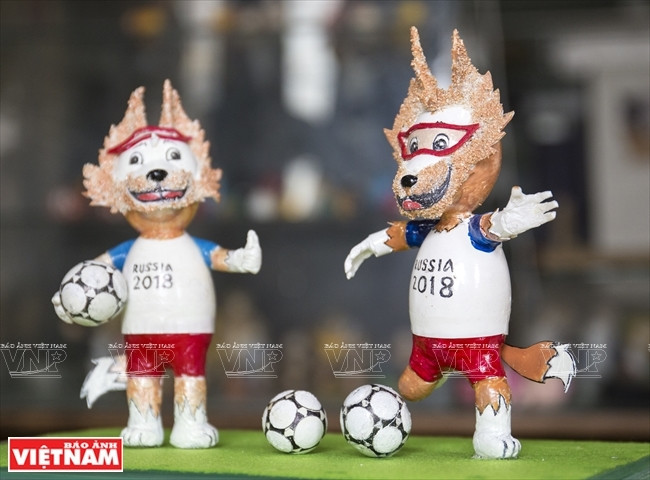 Lobos Zabivaka - la mascota oficial de la Copa Mundial de Fútbol 2018 en Rusia 