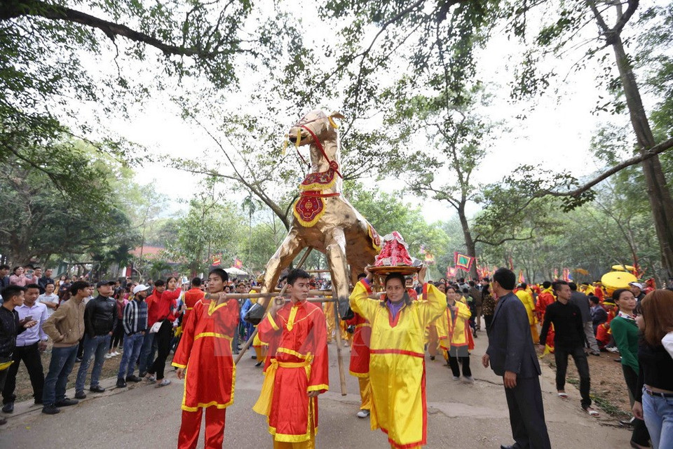 La ceremonia y fiesta del templo Giong, patrimonio intangible de la humanidad (Fuente: VNA)