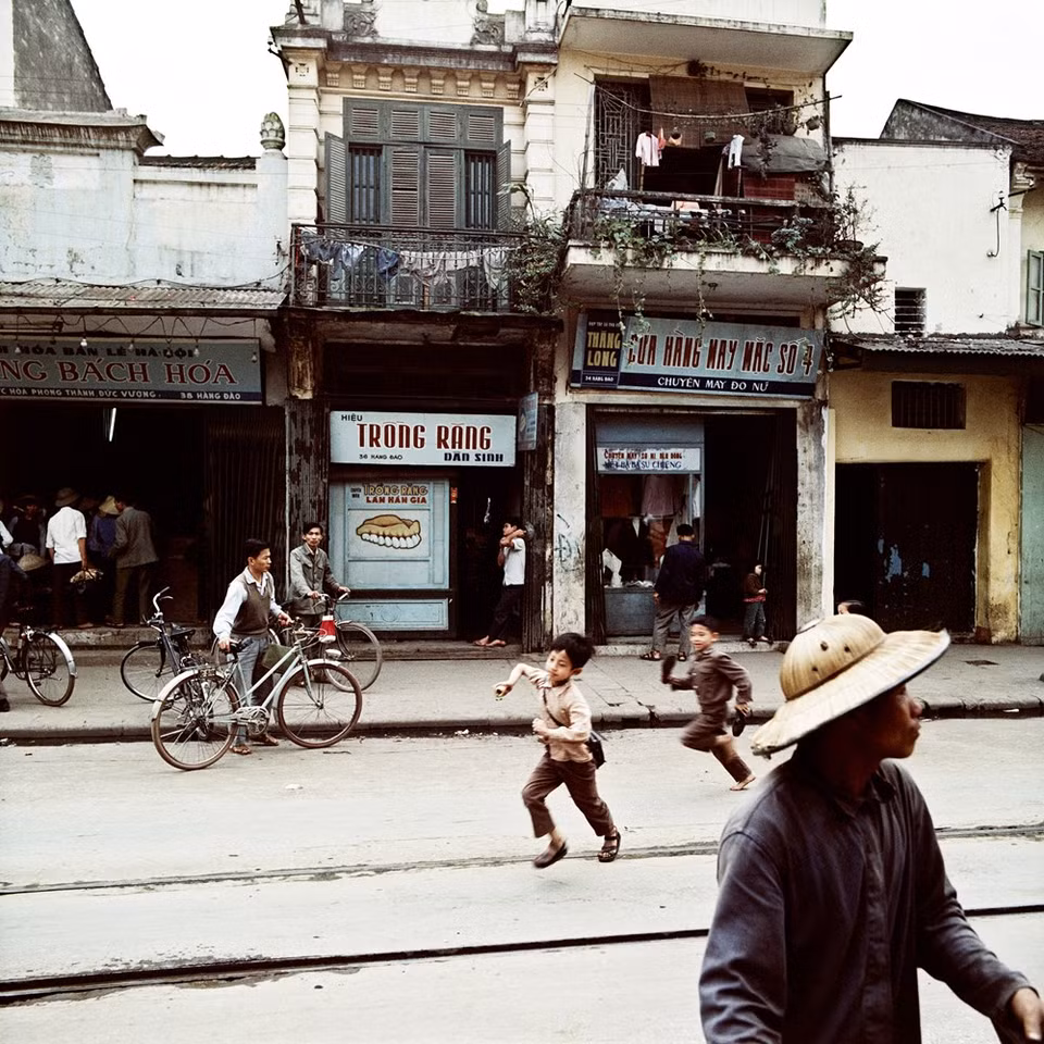 La calle de Hang Dao en 1975.