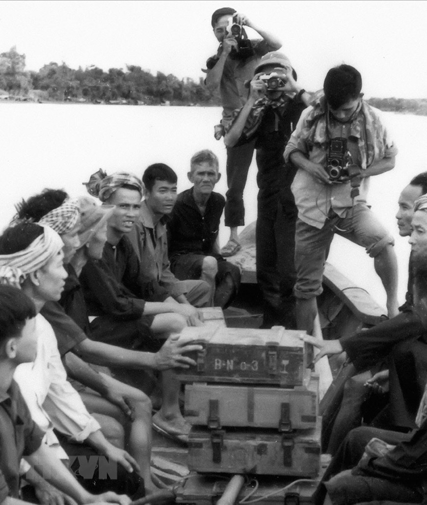 Foto: Reportero de la AIL que trabaja en Dong Thap Muoi. (Fuente: archivos de AIL)