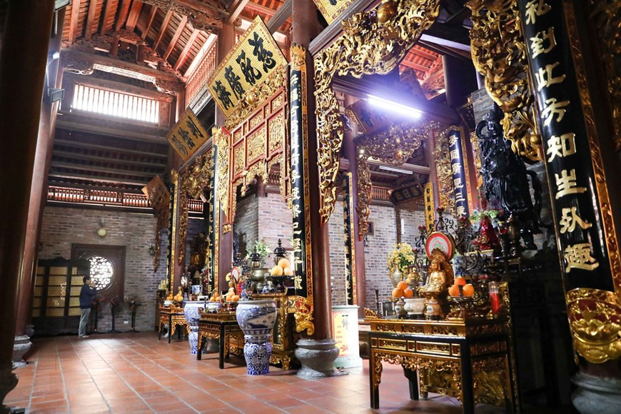 La pagoda de Hoe Nhai falta visitantes durante estos días (Foto: VNA)