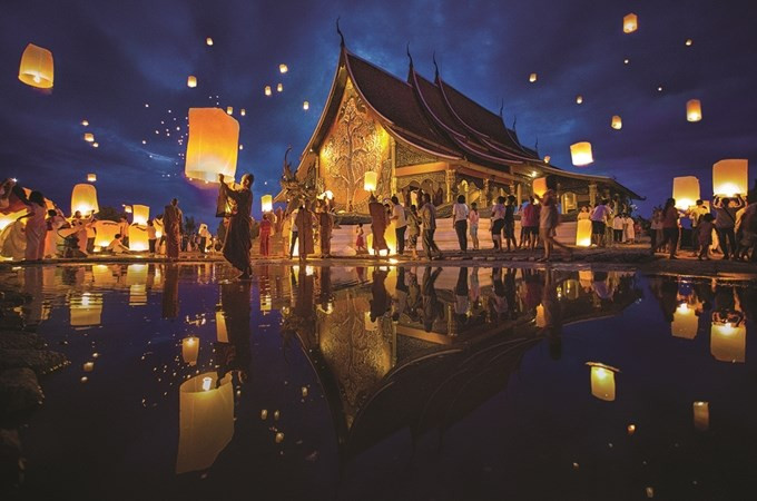 Una pagoda en Tailandia 