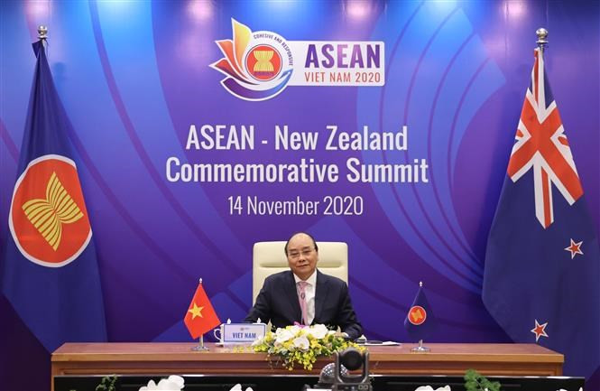 El primer ministro de Vietnam, Nguyen Xuan Phuc, en la Cumbre ASEAN - Nueva Zelanda (Fuente:VNA)