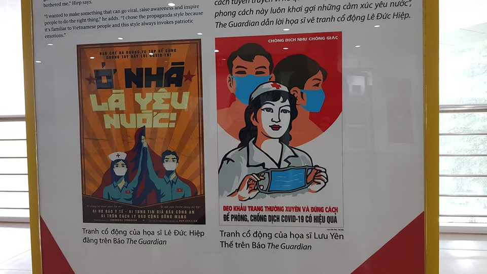 La profesora Dang Thi Thu Huong consideró que las ideas que promueven los carteles siguen siendo válidas hasta el día de hoy, sobre todos los pósteres sobre la prevención y lucha contra la pandemia de COVID-19 en Vietnam. Hanoi es la actual capital de Vietnam y la segunda urbe más grande del país tras Ciudad Ho Chi Minh. Se encuentra situada en la zona norte del país, en la margen derecha del río Rojo a una distancia de aproximadamente mil 760 kilómetros al norte de Ciudad Ho Chi Minh y a unos 120 kilómetros al oeste de Hai Phong, principal puerto de Vietnam (Foto: Minh Anh / Vietnam +)