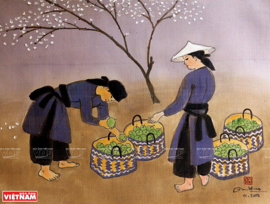 Muchos artistas que llevan tiempo con la pintura sobre seda consideran este material muy difícil para expresar emociones. Nguyen Thu conquistó esta desventaja de la pintura sobre seda y la convirtió en una ventaja. En particular, el dominio de las técnicas le ha permitido expresar libremente las emociones e ideas que quiere transmitir en cada obra, convirtiéndose en el artista con el estilo más distintivo de la pintura de seda de Vietnam.