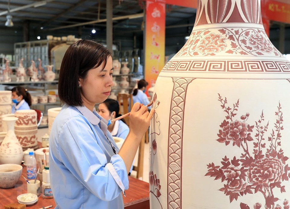 Productos tradicionales de Chu Dau elaborados por las manos hábiles. (Fuente: VNA)