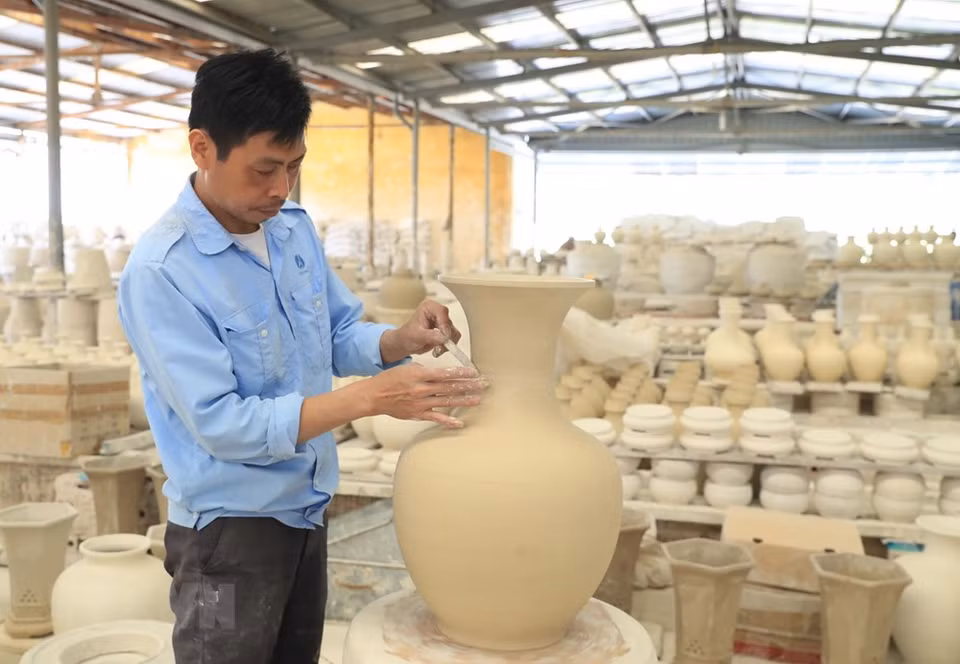 Productos tradicionales de Chu Dau elaborados por las manos hábiles. (Fuente: VNA)