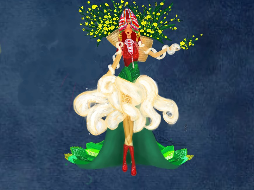 Un diseño de Vo Dang Khoa (Fuente: Vietnam+)