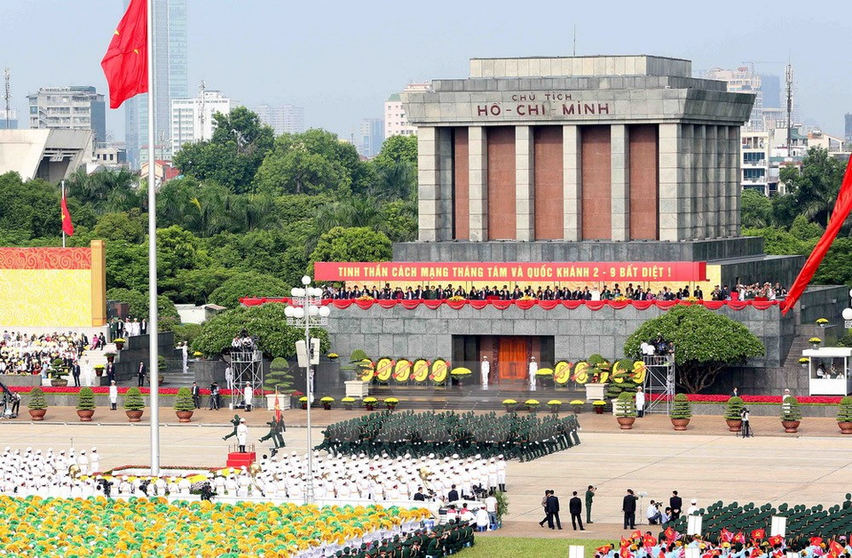 Panorama frente al Mauseleo del Presidente Ho Chi Minh (Fuente: VNA)