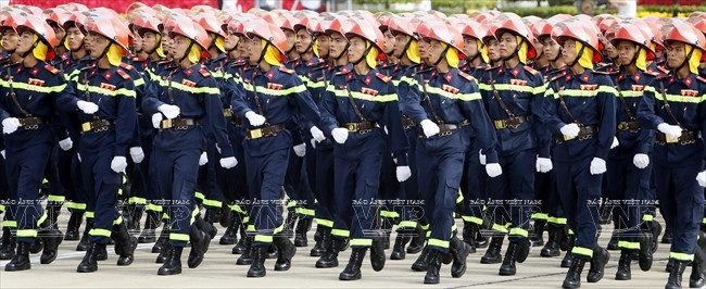 Fuerzas contra incendios (Fuente: VNA)