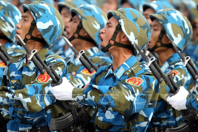 La infantería de marina (Fuente: VNA)
