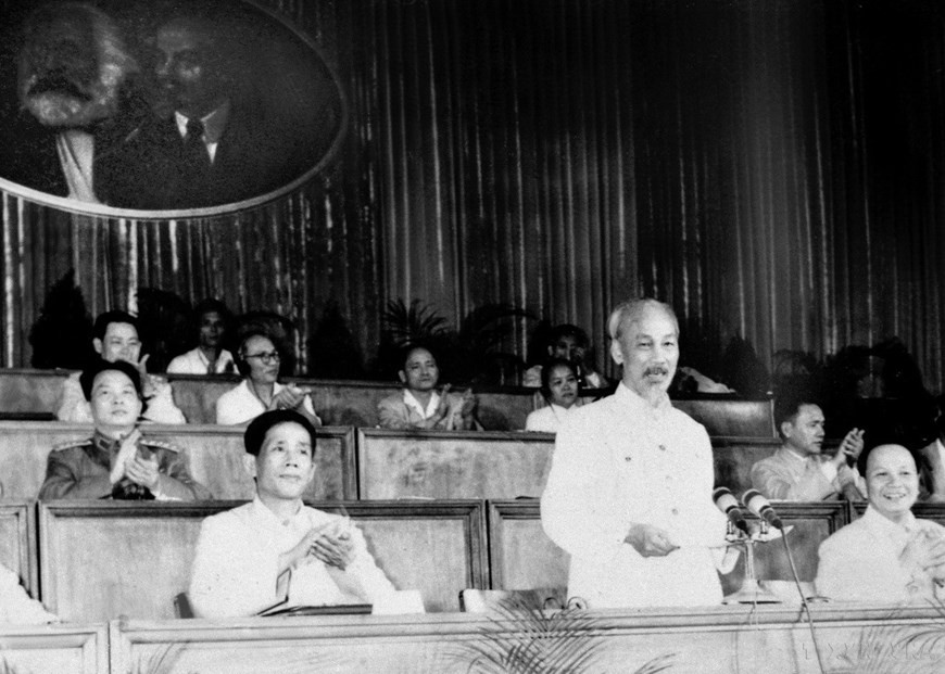 El XIII Congreso Nacional del Partido de los Trabajadores de Vietnam (predecesor del Partido Comunista de Vietnam) se efectuó del 5 al 10 de septiembre de 1960. (Foto: VNA)
