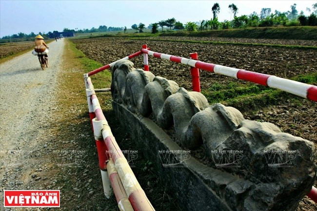 Parte de la ciudadela de la dinastía Ho (Fuente: VNA)