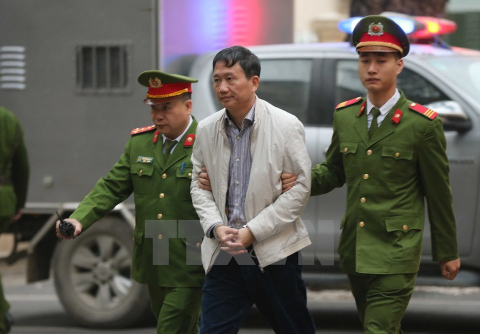 Xuan Thanh fue escoltado al tribunal (Fuente: VNA) 
