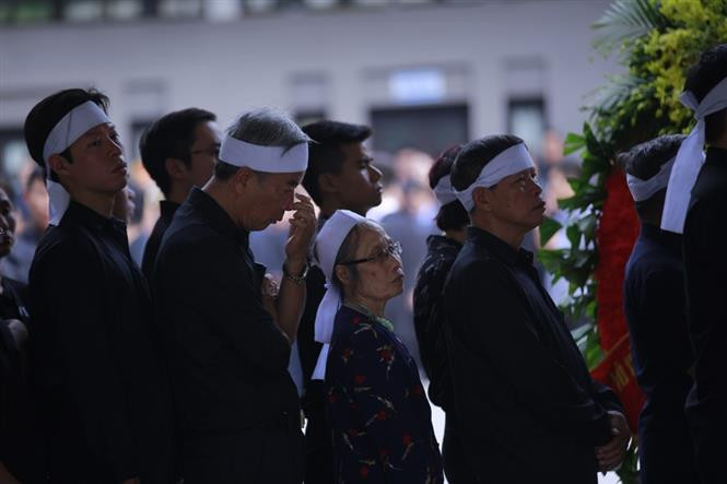 Largas filas, caras de tristeza y emoción en el tributo a Tran Dai Quang (Fuente: VNA)