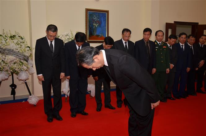 El embajador de China en Camboya rinde homenaje el presidente vietnamita Tran Dai Quang (Fuente: VNA)