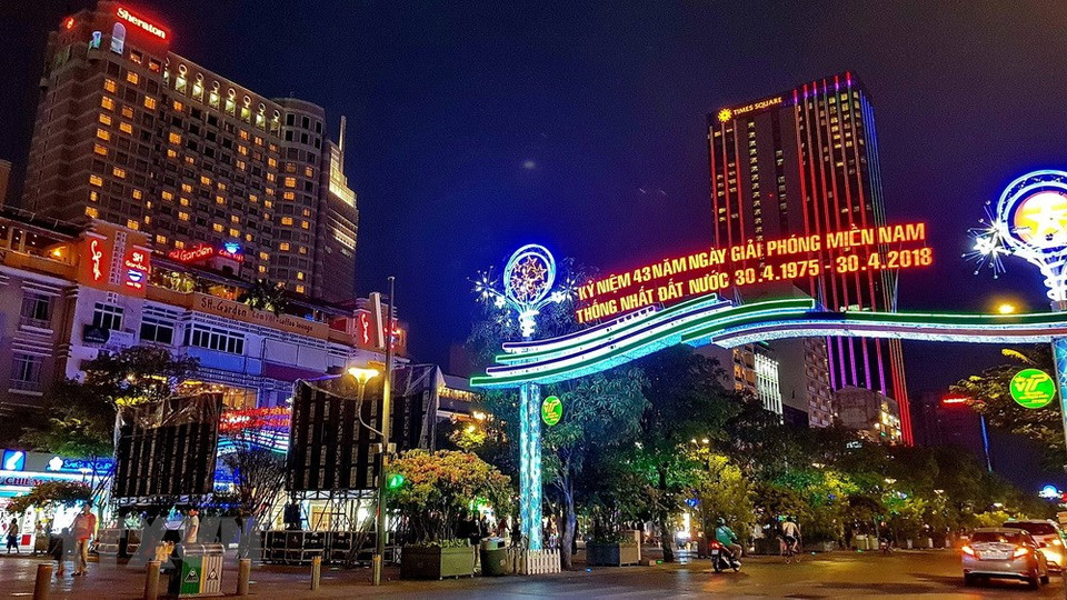 La calle peatonal de Nguyen Hue