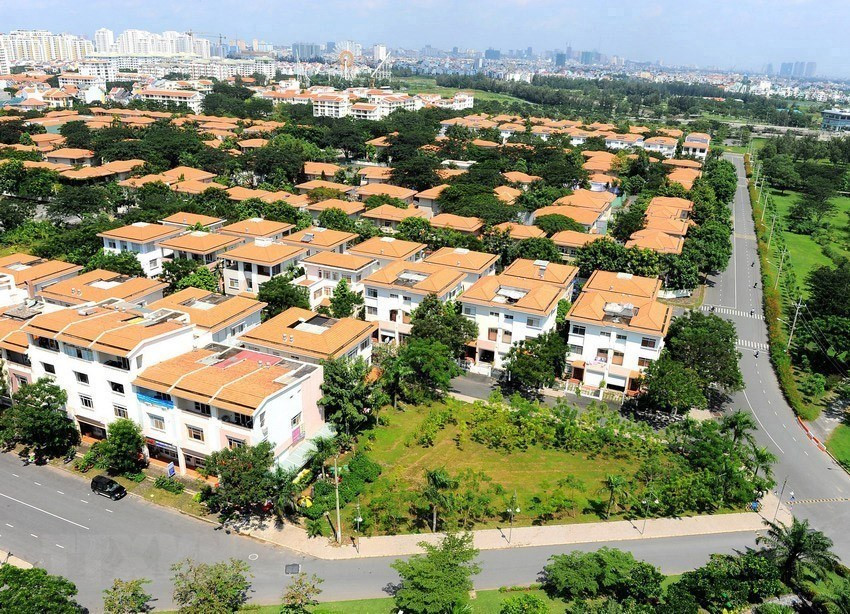 Una zona urbana en Ciudad Ho Chi Minh