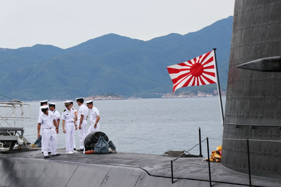 Tripulantes del submarino (Fuente: VNA)