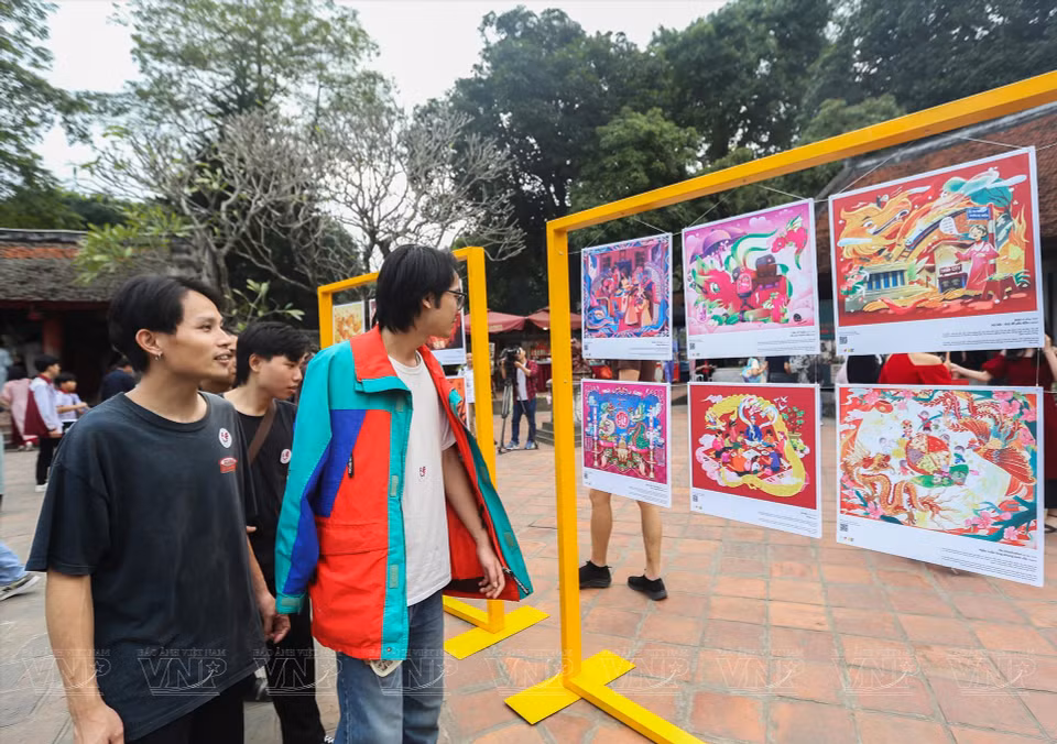 Las obras ilustrativas aportan perspectivas interesantes y divertidas a los espectadores. (Foto: Revista Ilustrada de Vietnam)