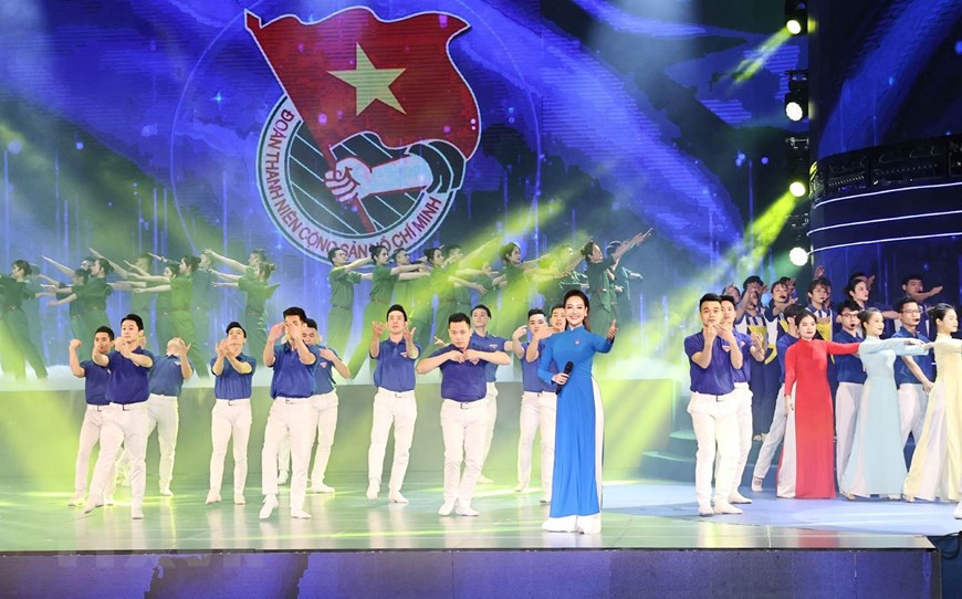 Espectáculos en la celebración. (Foto: VNA)