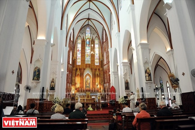 La sala de la iglesia (Fuente: VNA)
